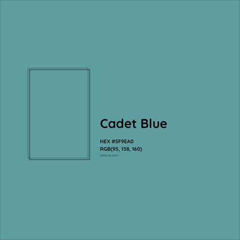 About Cadet Blue - Color codes, similar colors and paints - colorxs.com