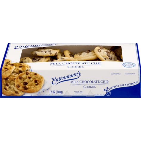 Entenmann's Milk Chocolate Chip Cookies 15 oz | Donuts, Pies & Snack ...