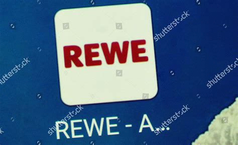 This Photo Illustration Rewe Logo Displayed Editorial Stock Photo ...