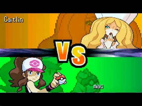 Pokémon Blaze Black Elite Four Caitlin - YouTube