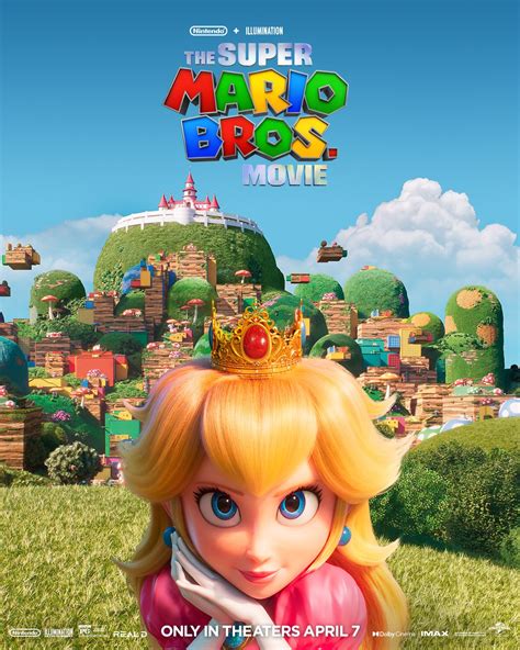 The Super Mario Bros. Movie | Princess Peach | Character Poster - Super ...