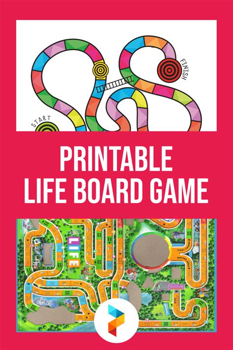 Printable Game Of Life Board Template - Printable Templates