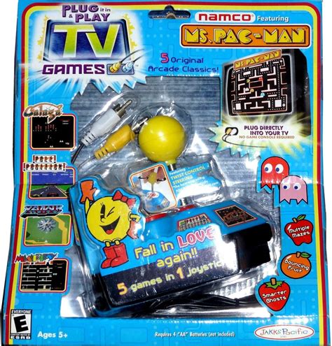 Jakks Pacific Namco Ms Pac Man Tv Game - BEST GAMES WALKTHROUGH