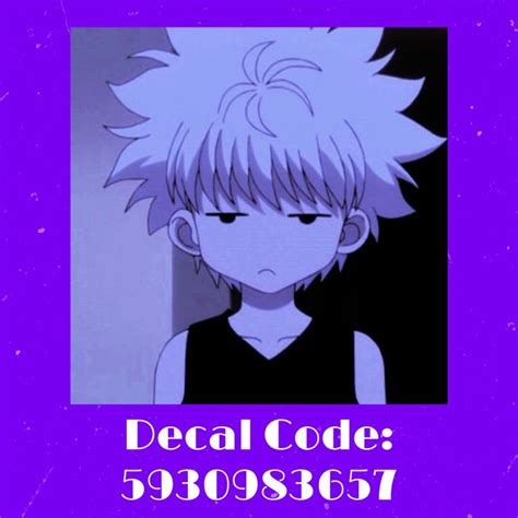 Anime Roblox Decal Id Killua And Gon Decal In 2021 Anime Decals ...