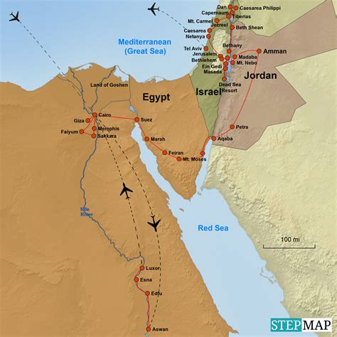 "The Exodus" Egypt, Jordan & Israel 21 Day Tour