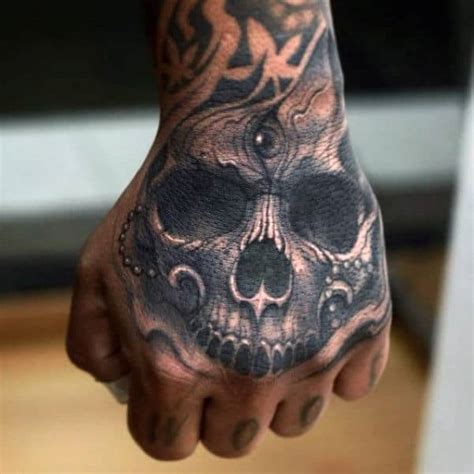 80 Skull Hand Tattoo Designs For Men - Manly Ink Ideas