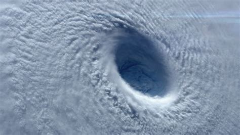 4K-Eye Of Hurricane From Space. Perfect For: Hurricane, Eye Wall ...