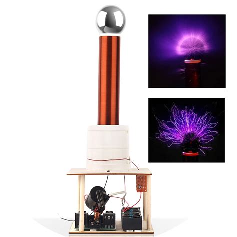 Buy Tesla Coil DIY Kit, PEMENOL Touchable Plasma Ball Spark Gap Arc ...