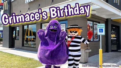 Grimace's Birthday Celebrate with FREE Cake and Meet Grimace ...