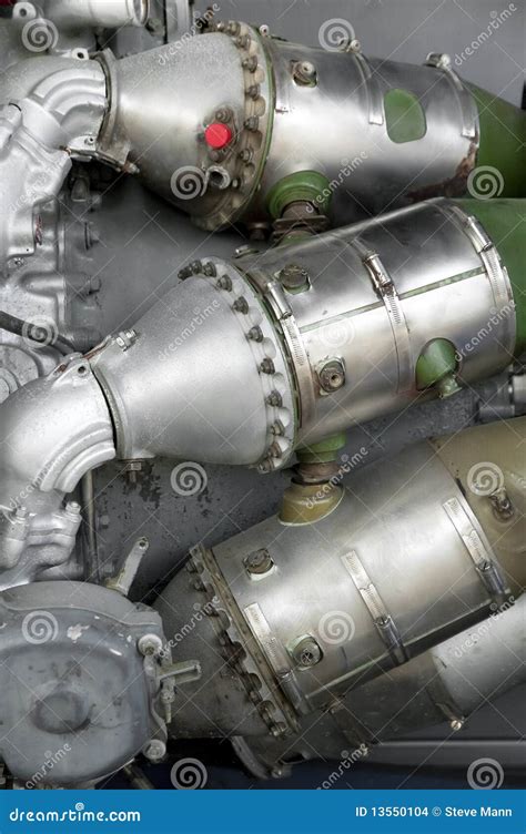 Jet engine parts stock photo. Image of mechanical, pipes - 13550104