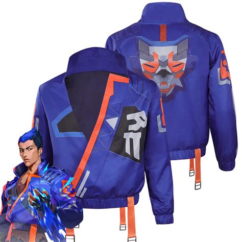 Valorant Yoru Cosplay Costume 3d Print Jacket Coat Outfits Halloween ...