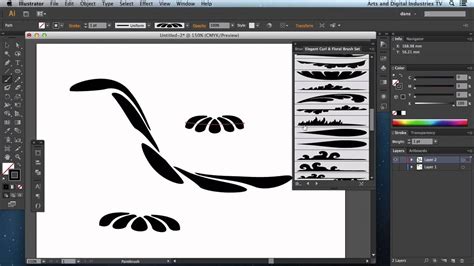 Introducing the Illustrator Brush tool and the various different brush ...