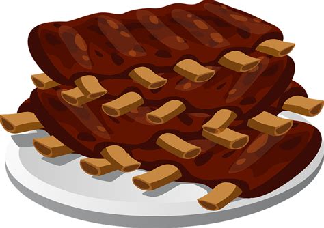 Download Spare Ribs, Meat, Food. Royalty-Free Vector Graphic - Pixabay