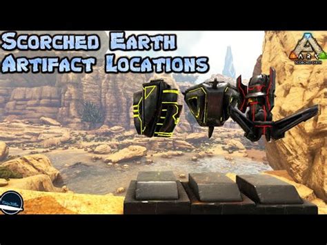 Scorched Earth Artifact Locations and guide Ark Survival Evolved - YouTube