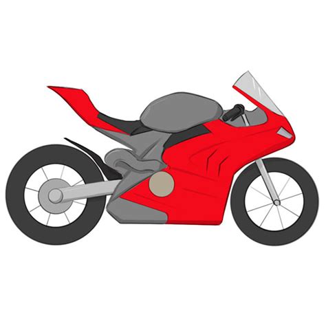 How to Draw a Motorcycle - Easy Drawing Art