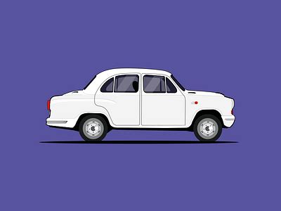 Ambassador Car Illustration by pramod kabadi on Dribbble