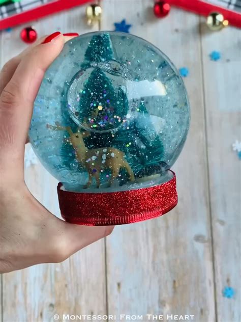 Diy homemade christmas snow globe – Artofit