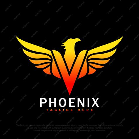 Premium Vector | Phoenix logo vector logo templete