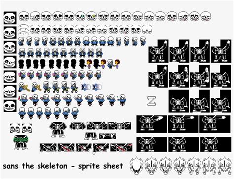 Undertale Undertale Spoilers Sans Sprite Sheet Undertale - Undertale ...