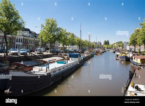 Netherlands, Groningen, View of a canal Stock Photo - Alamy