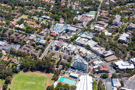 Aerial Stock Image - Lane Cove Shopping Centre