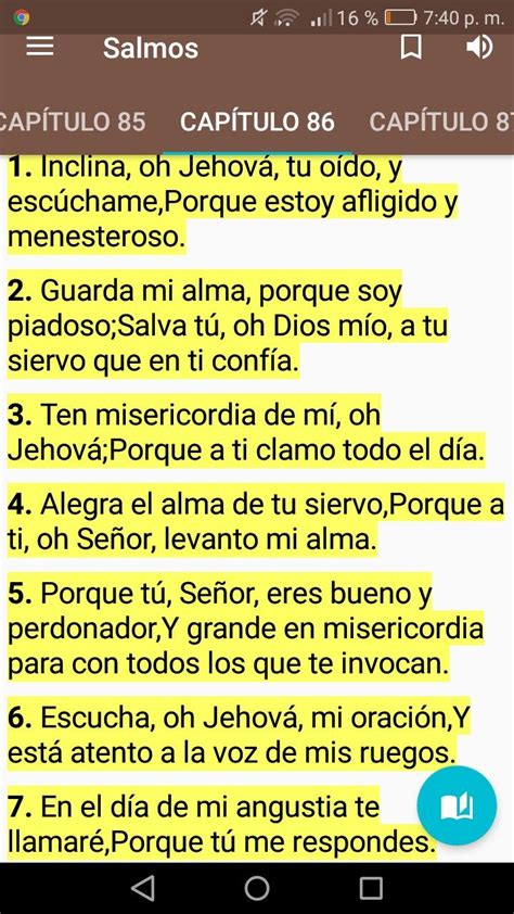 Salmos 86: 1-7 - Bendita Palabra del Padre Eterno