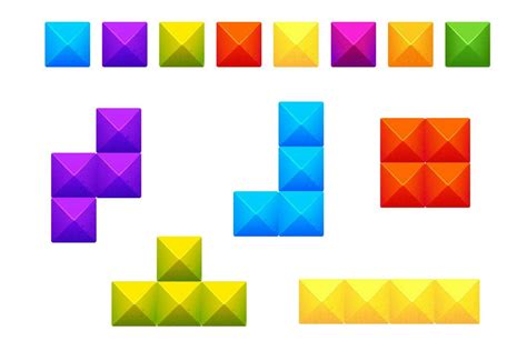 Tetris Pieces Vector Art, Icons, and Graphics for Free Download