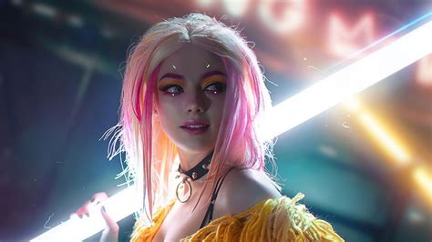 The Cyberpunk Girl Cosplay 4k The Cyberpunk Girl Cosplay 4k wallpapers ...