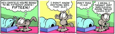 June 93 with Nermal Garfield Comics, Garfield And Odie, Dont Push Me ...