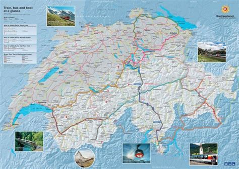 Swiss Rail Route Map