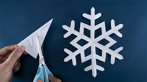 Paper Snowflakes #02 - Easy Paper Snowflakes - How to make Snowflakes ...