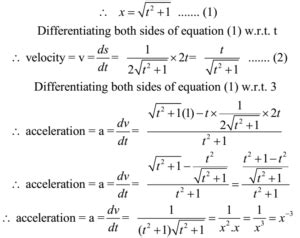 Displacement, Velocity, and Acceleration by calculus method