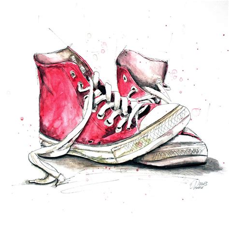 Converse Old Shoes Painting | ubicaciondepersonas.cdmx.gob.mx