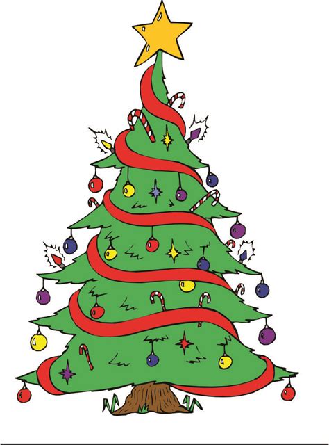 Christmas Tree Cartoon - ClipArt Best