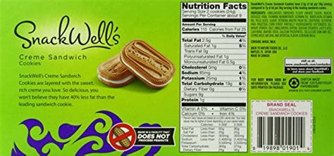 SnackWell's Cookies, Vanilla Creme Sandwich, 7.75 Ounce Food, Beverages ...