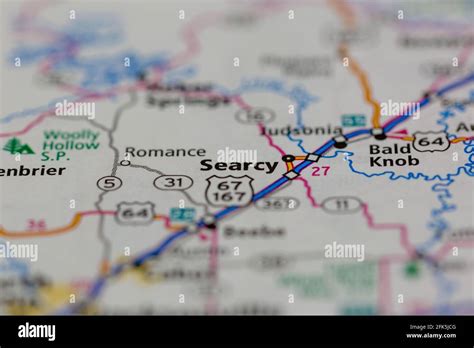 Searcy arkansas map hi-res stock photography and images - Alamy