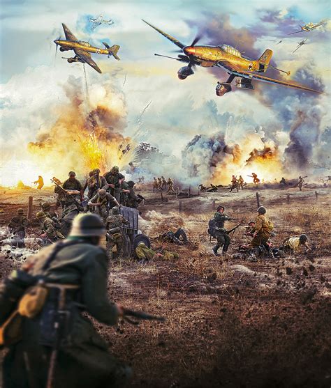 World War 2 Battle field :: Behance