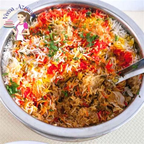 Easy Indian Chicken Biryani Recipe - Veena Azmanov