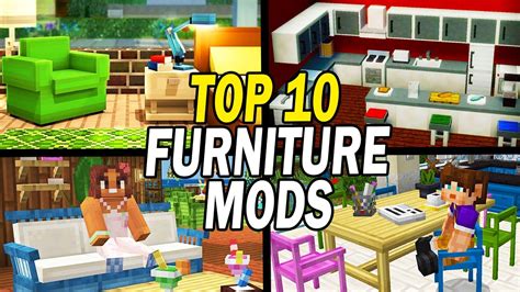 Top 10 Minecraft Decoration & Furniture Mods - YouTube