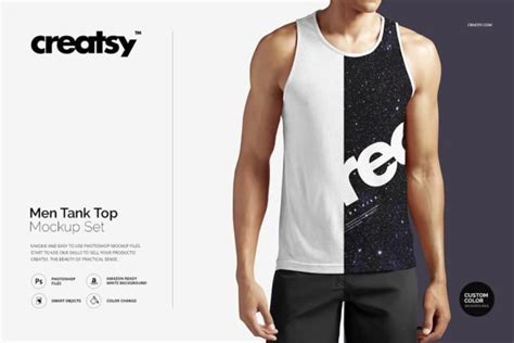 41+ Best Free Tank Top Mockup PSD Template for Alternative Design Idea