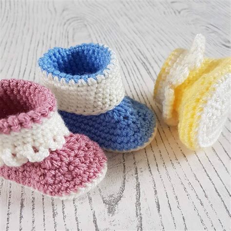 Easy Crochet baby booties for beginners new year, new season 2019 ...