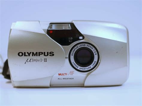 Olympus mju II 35mm Compact Film Camera with 35 mm 2.8 lens used ...