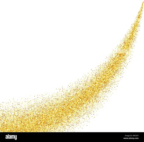 Vector gold glitter abstract background, golden sparkles on white ...