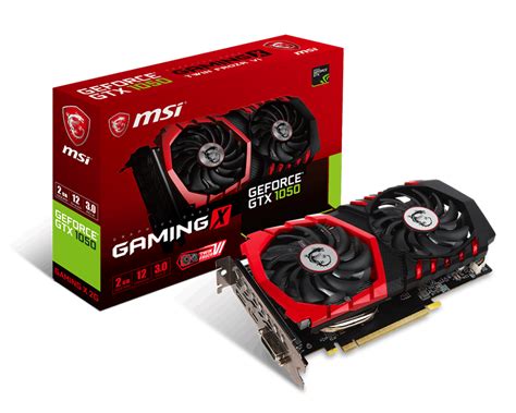 Specification GeForce GTX 1050 GAMING X 2G | MSI Global - The Leading ...