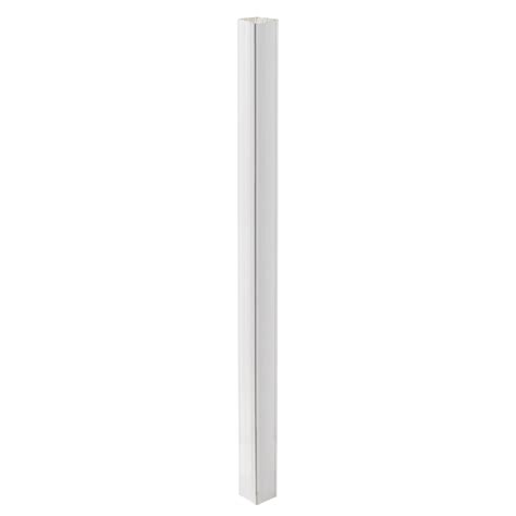 4" Sq x 96" Vinyl Porch Post Wrap (4 Piece) for a 4" x 4" Wood Post ...