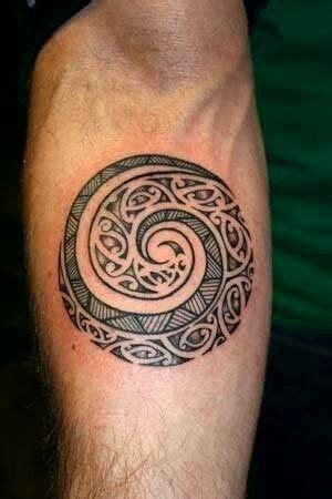 Pin on Tattoo | Maori tattoo, Koru tattoo, Polynesian forearm tattoo