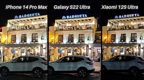 iPhone 14 Pro Max Vs Galaxy S22 Ultra Vs Xiaomi 12S Ultra Camera ...