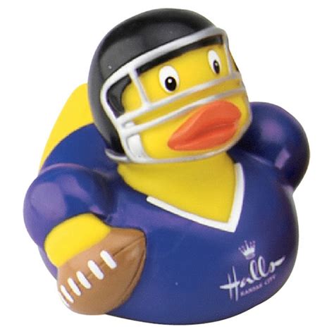 Football Player Rubber Duck - Promotional Rubber Duck