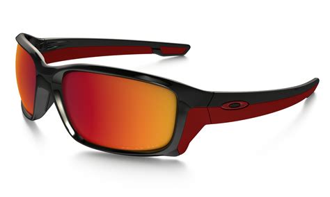 Oakley Sunglasses STRAIGHTLINK Polished Black Frame Torch Iridium ...