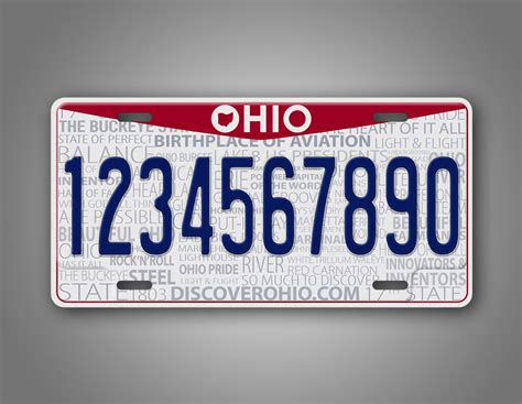 Personalized Ohio State Custom License Plate – SignsAndTagsOnline